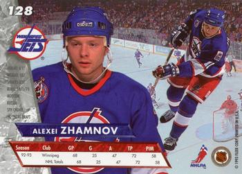 1993-94 Ultra #128 Alexei Zhamnov Back