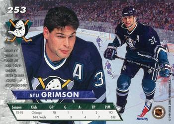 1993-94 Ultra #253 Stu Grimson Back