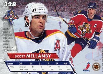 1993-94 Ultra #328 Scott Mellanby Back