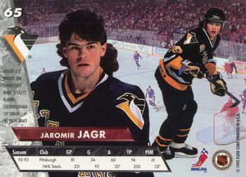 1993-94 Ultra #65 Jaromir Jagr Back