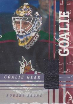 2001-02 Be a Player Between the Pipes - Goalie Gear #GG-07 Robert Esche Front