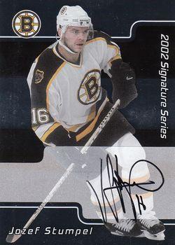 2001-02 Be a Player Signature Series - Autographs #116 Jozef Stumpel Front