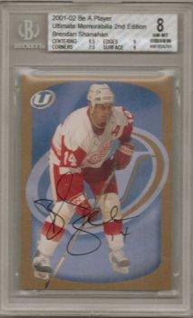 2001-02 Be A Player Ultimate Memorabilia - Autographs Gold #NNO Brendan Shanahan Front