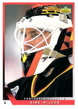 1993-94 Upper Deck #156 Kirk McLean Front