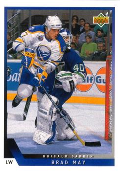1993-94 Upper Deck #201 Brad May Front
