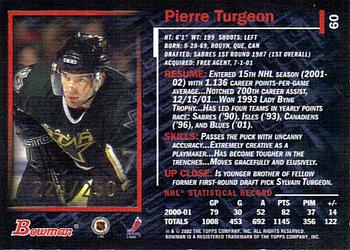 2001-02 Bowman YoungStars - Gold #60 Pierre Turgeon Back
