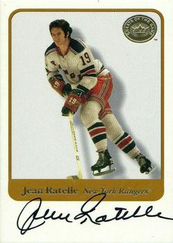 2001-02 Fleer Greats of the Game - Autographs #NNO Jean Ratelle Front