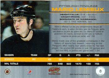 2001 Pacific Montreal Collector's International (October 2001) #8 Mario Lemieux  Back