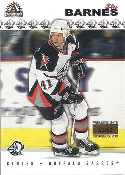 2001-02 Pacific Adrenaline - Premiere Date #18 Stu Barnes Front