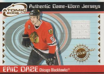 2001-02 Pacific Atomic - Jerseys #9 Eric Daze Front