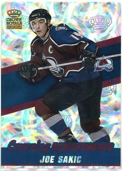 2001-02 Pacific Crown Royale - Crowning Achievement #13 Joe Sakic Front