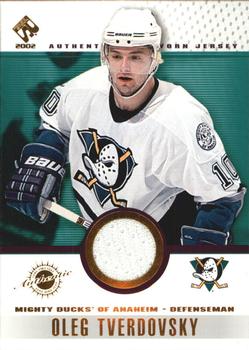 2001-02 Pacific Private Stock - Game Gear #5 Oleg Tverdovsky Front