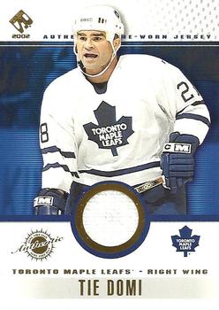 2001-02 Pacific Private Stock - Game Gear #94 Tie Domi Front