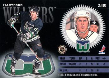 1994-95 Donruss #215 Chris Pronger Back