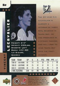 2001-02 SP Authentic - Limited #80 Vincent Lecavalier Back