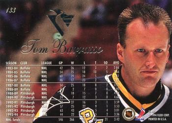 1994-95 Flair #133 Tom Barrasso Back