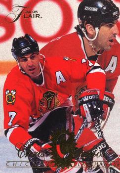 1994-95 Flair #32 Chris Chelios Front