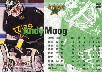 1994-95 Fleer #56 Andy Moog Back