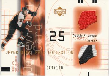 2001-02 Upper Deck Mask Collection - Jersey and Patch #JP-KP Keith Primeau Front