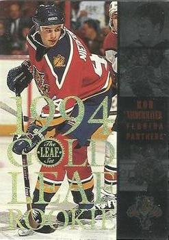 1994-95 Leaf - Gold Leaf Rookies #7 Rob Niedermayer Front