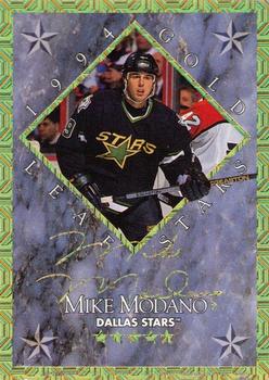 1994-95 Leaf - Gold Leaf Stars #10 Mike Modano / Jason Arnott Front