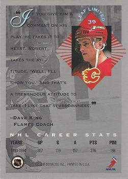 1994-95 Leaf Limited #39 Robert Reichel Back