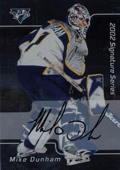 2002-03 Be a Player Signature Series - Autograph Buybacks 2001-02 #093 Mike Dunham Front