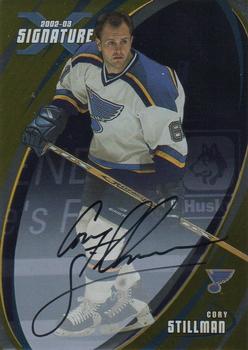 2002-03 Be a Player Signature Series - Autographs Gold #117 Cory Stillman Front