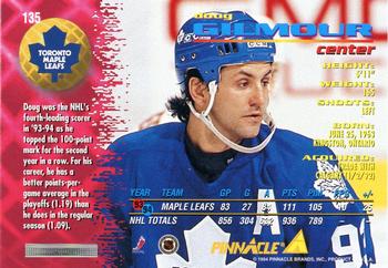 1994-95 Pinnacle #135 Doug Gilmour Back