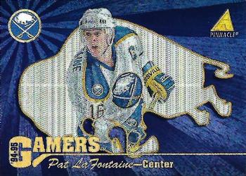 1994-95 Pinnacle - Gamers #GR2 Pat LaFontaine Front