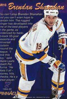 1994-95 Pinnacle - Gamers #GR10 Brendan Shanahan Back