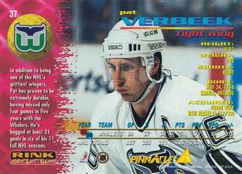 1994-95 Pinnacle - Rink Collection #37 Pat Verbeek Back