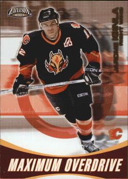 2002-03 Pacific Exclusive - Maximum Overdrive #5 Jarome Iginla Front