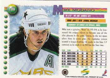 1994-95 Score #188 Mike Modano Back