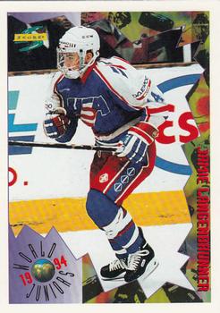 1994-95 Score #211 Jamie Langenbrunner Front