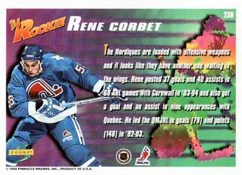 1994-95 Score #236 Rene Corbet Back