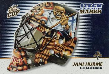 2002-03 Pacific Quest for the Cup - Itech Hockey Masks #4 Jani Hurme Front
