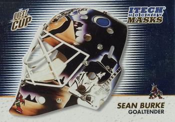 2002-03 Pacific Quest for the Cup - Itech Hockey Masks #8 Sean Burke Front