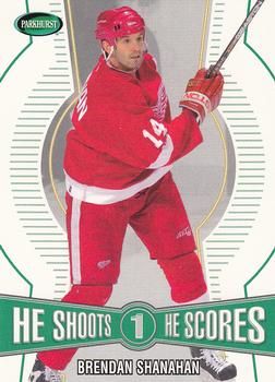 2002-03 Parkhurst - He Shoots-He Scores Points #NNO Brendan Shanahan Front
