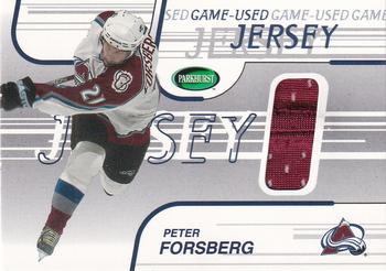 2002-03 Parkhurst - Jerseys #GJ-46 Peter Forsberg Front