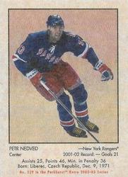 2002-03 Parkhurst Retro - Minis #129 Petr Nedved Front