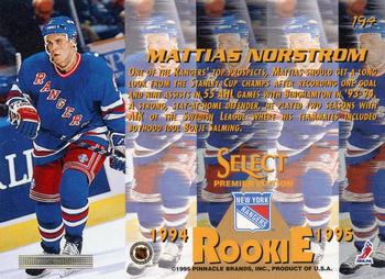 1994-95 Select #194 Mattias Norstrom Back