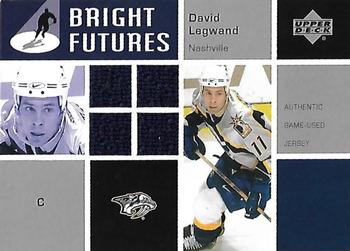 2002-03 Upper Deck - Bright Futures #BF-DL David Legwand Front