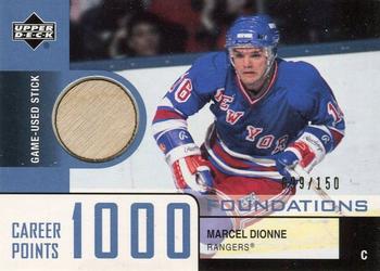 2002-03 Upper Deck Foundations - 1000 Point Club #DI2 Marcel Dionne Front