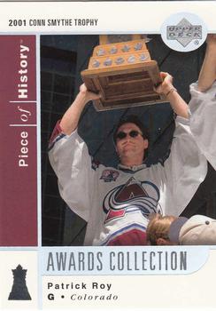 2002-03 Upper Deck Piece of History - Awards Collection #AC9 Patrick Roy Front