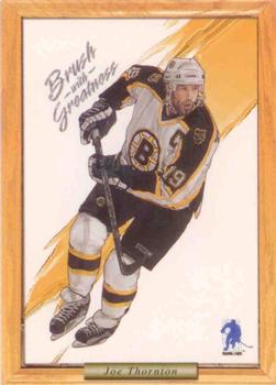 2003-04 Be a Player Memorabilia - Brush with Greatness Draw Contest #NNO Joe Thornton Front
