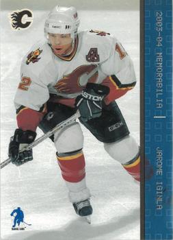 2003-04 Be a Player Memorabilia - Sapphire #33 Jarome Iginla Front