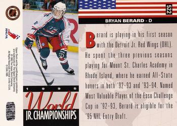 1994-95 Upper Deck #522 Bryan Berard Back