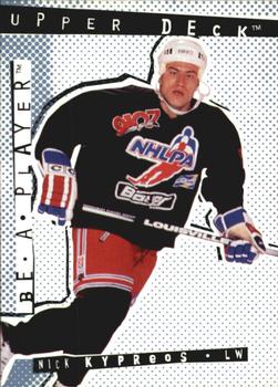 1994-95 Upper Deck Be a Player #R21 Nick Kypreos Front