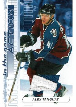 2003-04 In The Game Action - Jerseys #M-117 Alex Tanguay Front